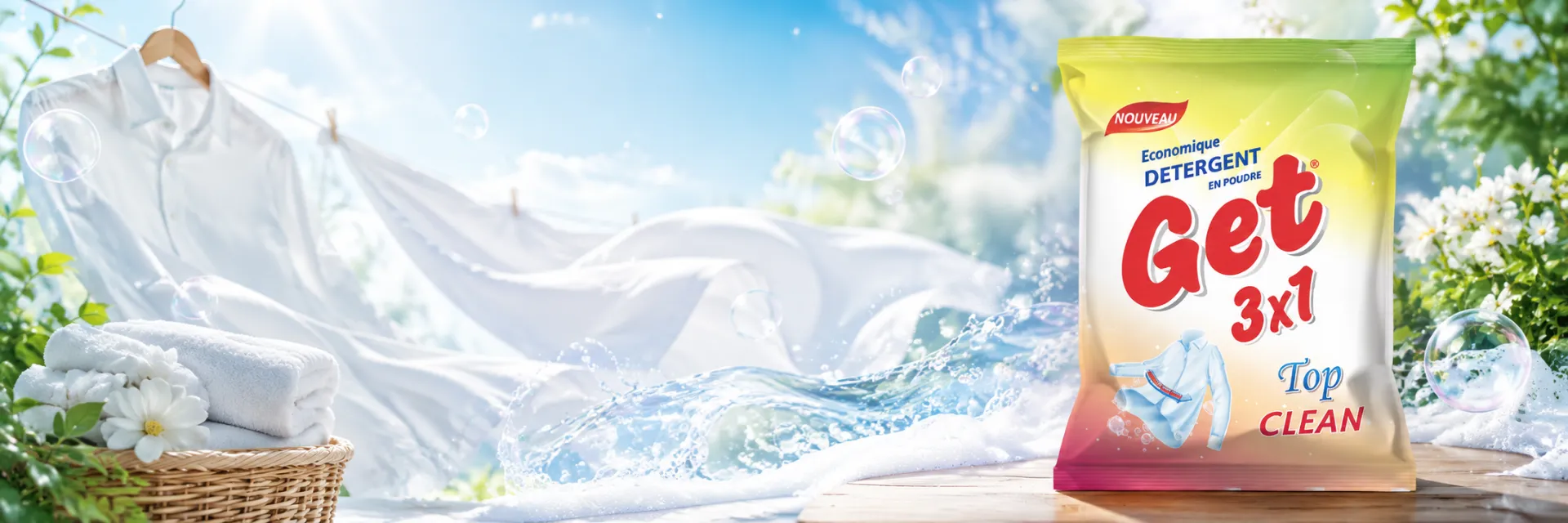 Visuel publicitaire Get – Top Clean